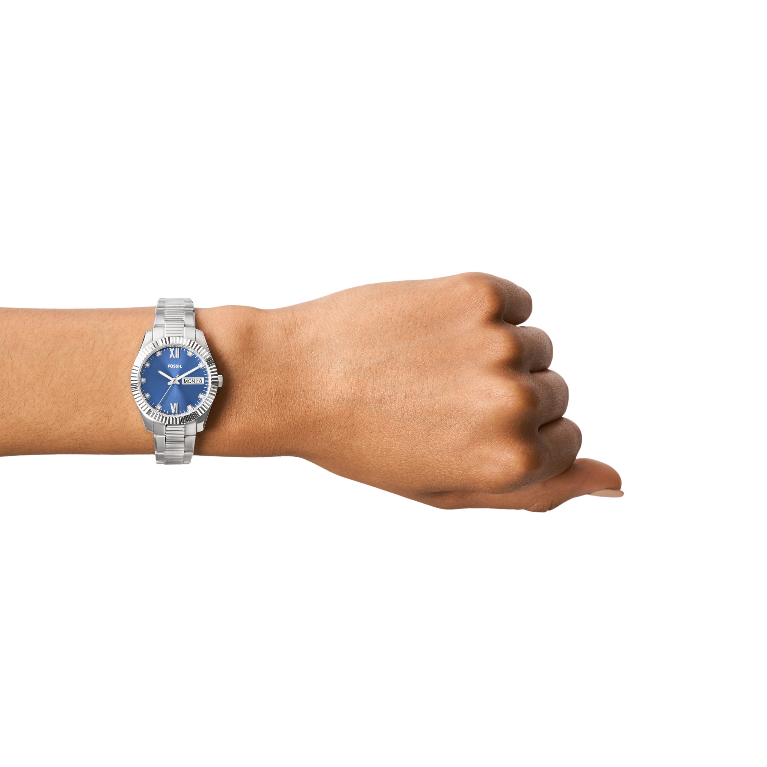 Đồng hồ Fossil Nữ ES5197 Dây Kim Loại 32mm Đồng hồ Fossil Nữ ES5197 Dây Kim Loại 32mm - Ảnh 2