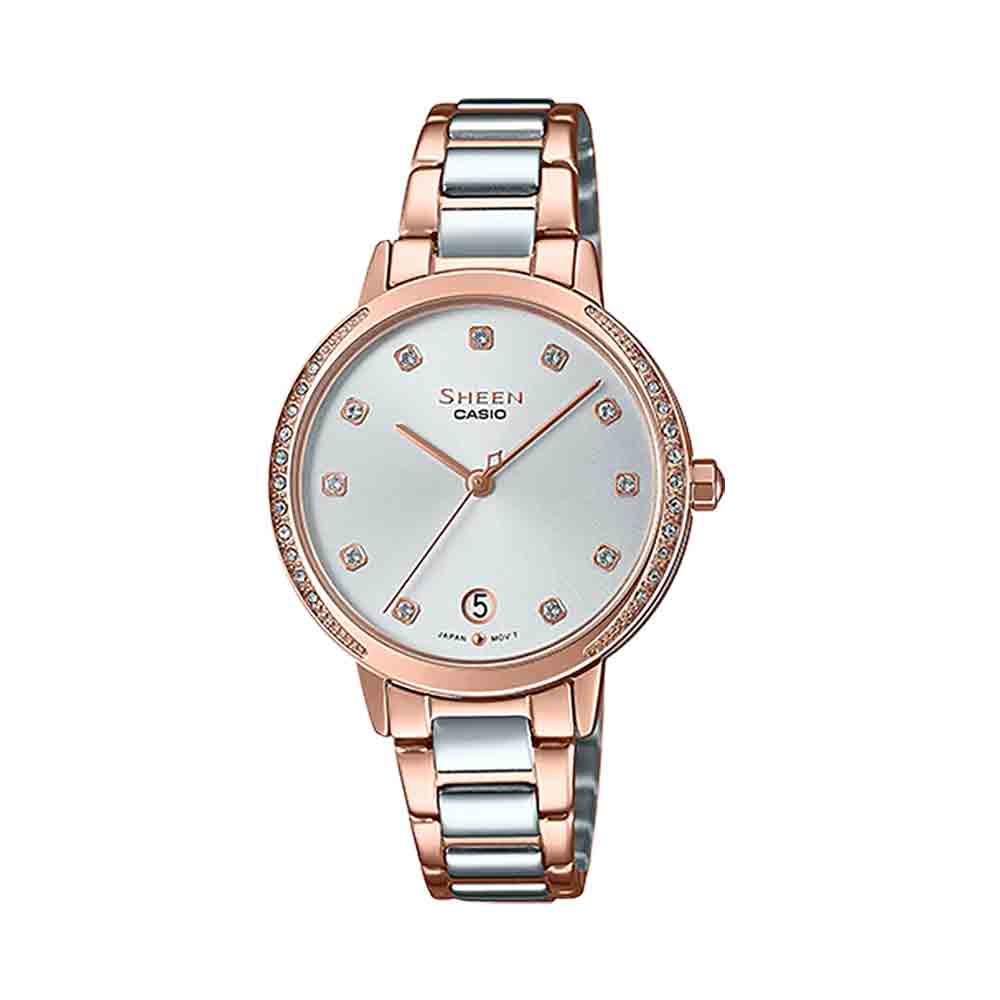 Đồng hồ Casio Nữ SHE-4056SPG-7AUDF Dây Thép Không Gỉ 37.7mm Đồng hồ Casio Nữ SHE-4056SPG-7AUDF Dây Thép Không Gỉ 37.7mm - Ảnh 2