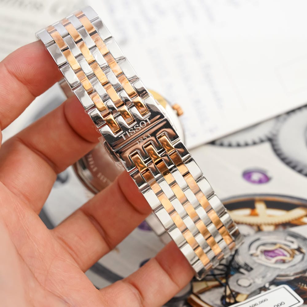 Đồng hồ Tissot Nam T063.610.22.037.01 Dây Thép Không Gỉ Mạ Vàng 42mm Đồng hồ Tissot Nam T063.610.22.037.01 Dây Thép Không Gỉ Mạ Vàng 42mm - Ảnh 4