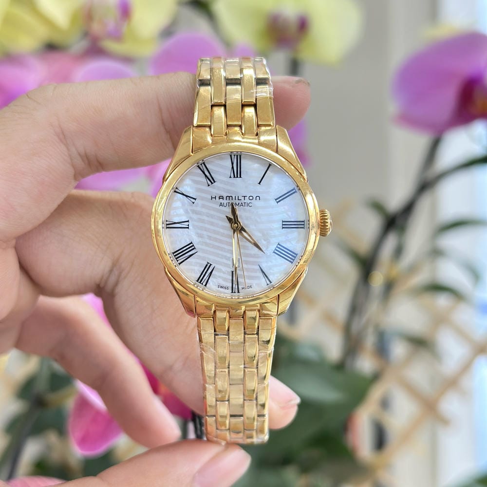 Đồng hồ Hamilton Nữ H42.245.191 Dây Thép Không Gỉ 30mm Đồng hồ Hamilton Nữ H42.245.191 Dây Thép Không Gỉ 30mm - Ảnh 2
