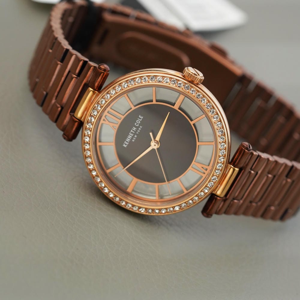 Đồng hồ Kenneth Cole Nữ KC51009004 Dây Thép Không Gỉ 34mm Đồng hồ Kenneth Cole Nữ KC51009004 Dây Thép Không Gỉ 34mm - Ảnh 3