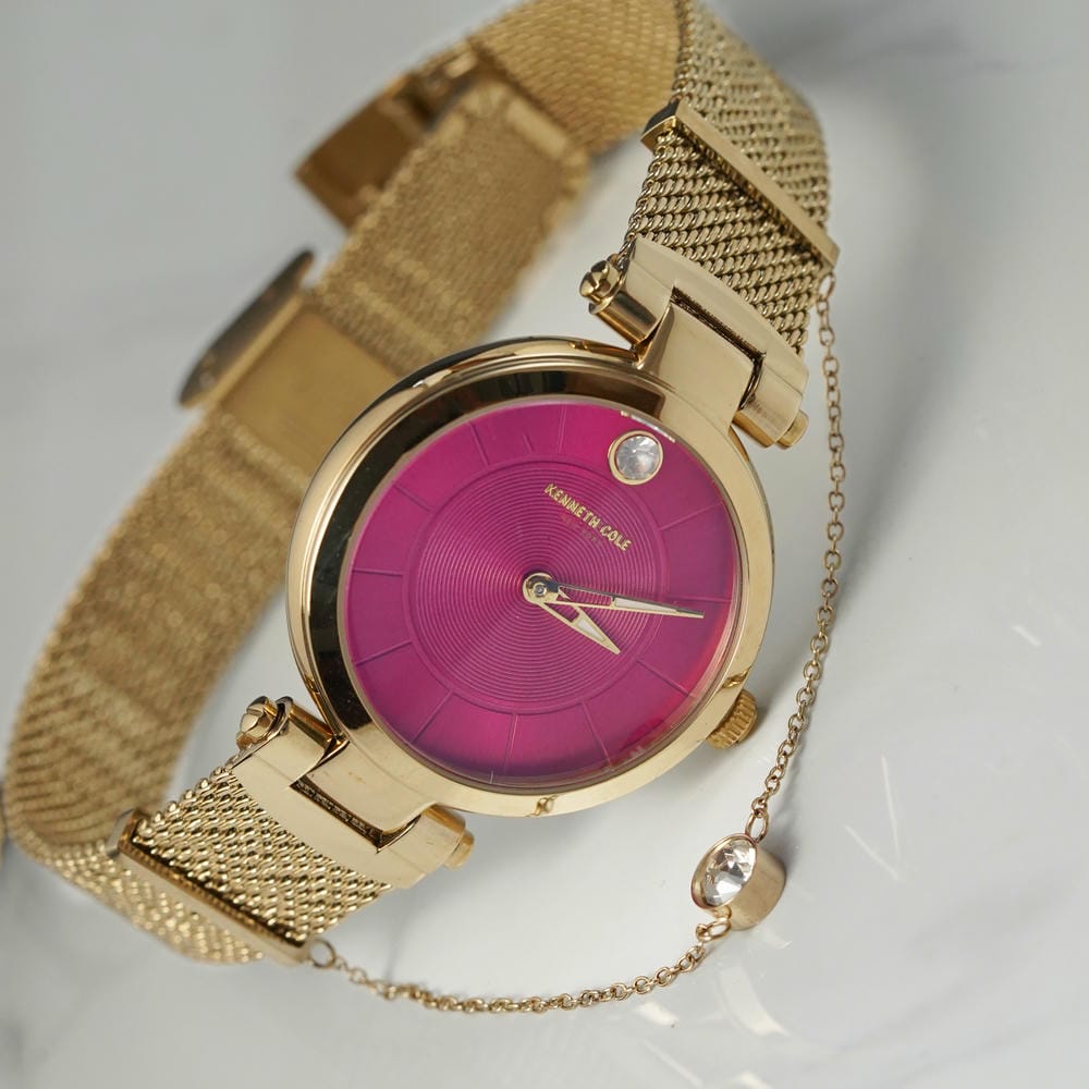Đồng hồ Kenneth Cole Nữ KCWLG2106104 Dây Mesh 34mm Đồng hồ Kenneth Cole Nữ KCWLG2106104 Dây Mesh 34mm - Ảnh 4