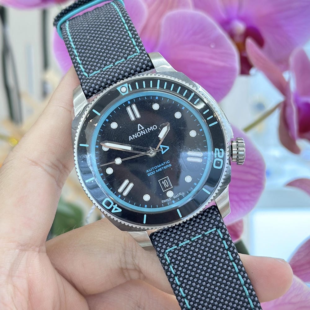 Đồng hồ Anonimo Nam AM-1002.13.113.T34 Dây Vải 45.5mm Đồng hồ Anonimo Nam AM-1002.13.113.T34 Dây Vải 45.5mm - Ảnh 3