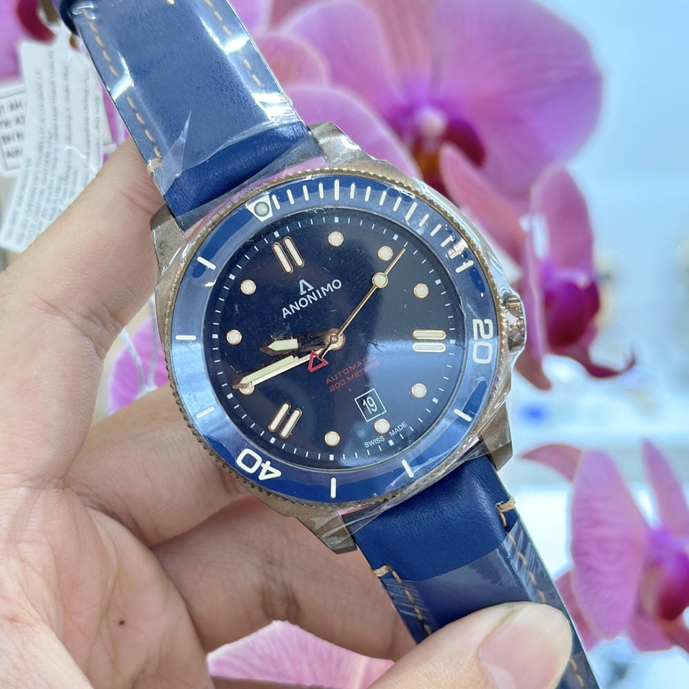 Đồng hồ Anonimo Nam AM-1002.07.005.A07 Dây Da 45.5mm Đồng hồ Anonimo Nam AM-1002.07.005.A07 Dây Da 45.5mm - Ảnh 3