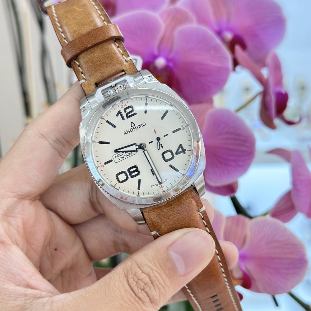 Đồng hồ Anonimo Nam AM-1021.01.001.A02 Dây Da 43.5mm Đồng hồ Anonimo Nam AM-1021.01.001.A02 Dây Da 43.5mm - Ảnh 5