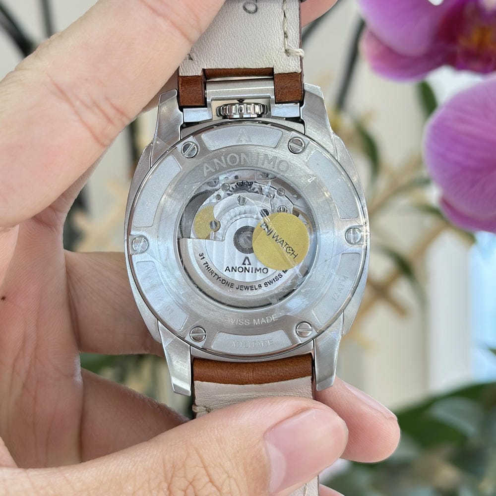 Đồng hồ Anonimo Nam AM-1021.01.001.A02 Dây Da 43.5mm Đồng hồ Anonimo Nam AM-1021.01.001.A02 Dây Da 43.5mm - Ảnh 3