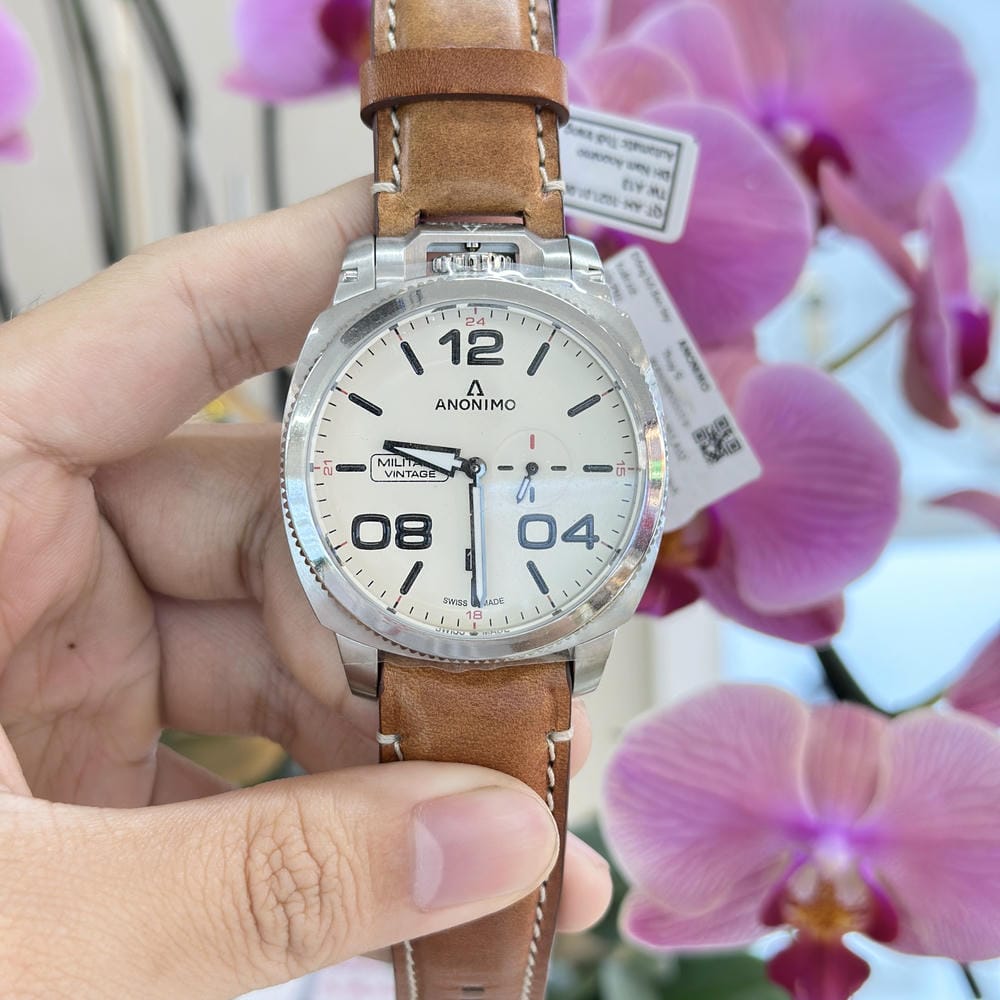Đồng hồ Anonimo Nam AM-1021.01.001.A02 Dây Da 43.5mm Đồng hồ Anonimo Nam AM-1021.01.001.A02 Dây Da 43.5mm - Ảnh 2