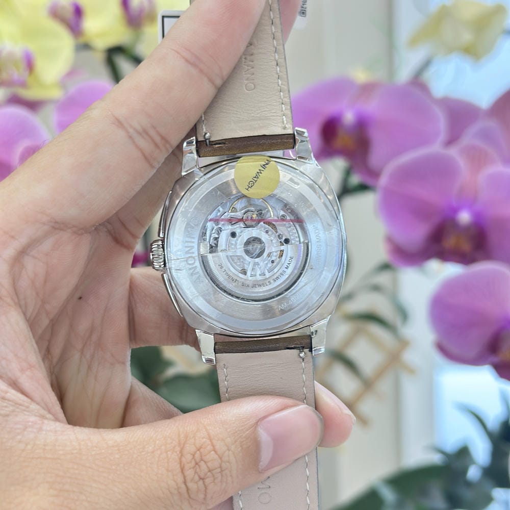 Đồng hồ Anonimo Nam AM-4000-01-103-W22 Dây Da 42mm Đồng hồ Anonimo Nam AM-4000-01-103-W22 Dây Da 42mm - Ảnh 2