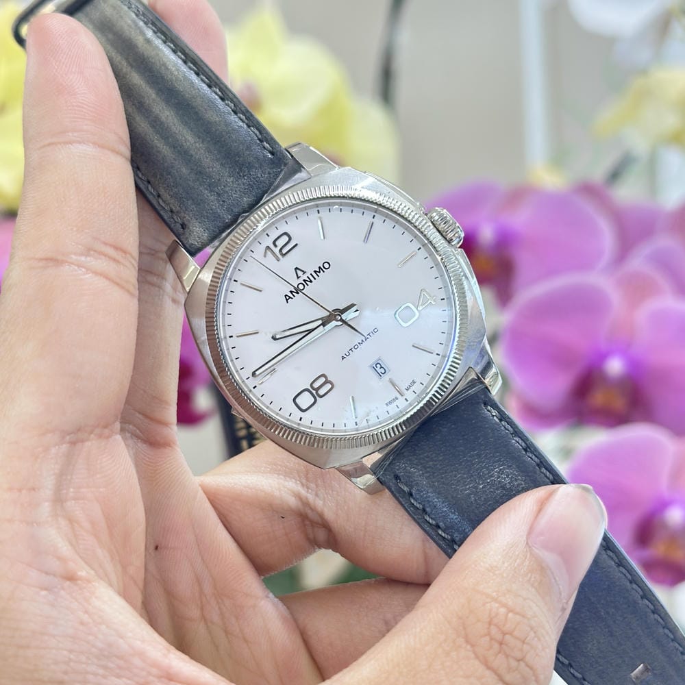 Đồng hồ Anonimo Nam AM-4000.01.100.W11 Dây Da 42mm Đồng hồ Anonimo Nam AM-4000.01.100.W11 Dây Da 42mm - Ảnh 5