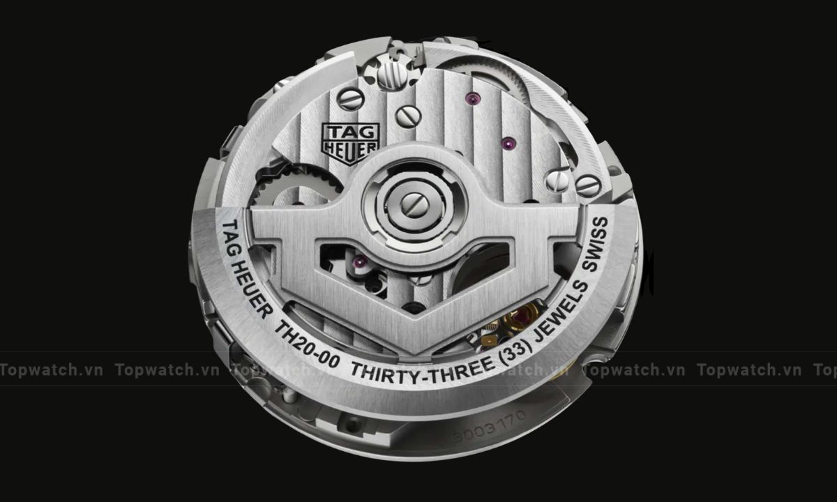 Bộ máy TH20-00 là bộ máy chronograph tự động hiện đại và cao cấp nhất của TAG Heuer