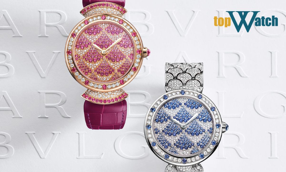 Bvlgari Divas’ Dream nổi bật với họa tiết hình quạt lấy cảm hứng từ các bức khảm La Mã cổ đại