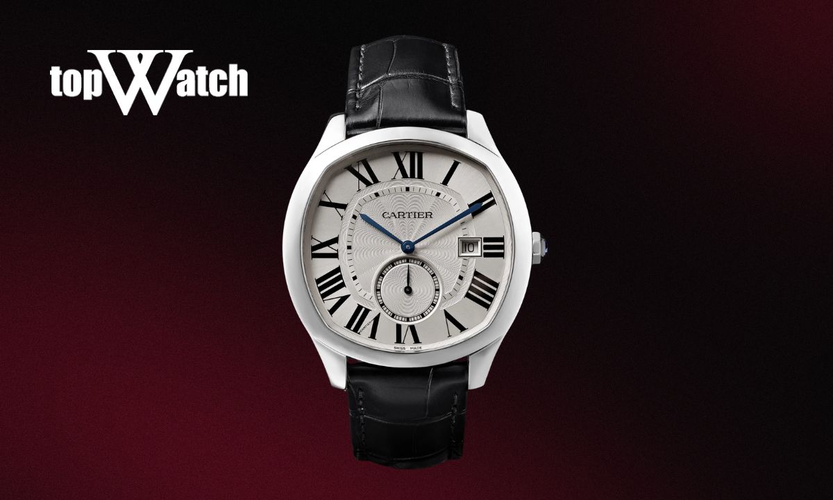 Top 9 mẫu đồng hồ Cartier nam dây da sang trọng, cao cấp Đồng hồ Cartier Drive de Cartier CRWSNM0004