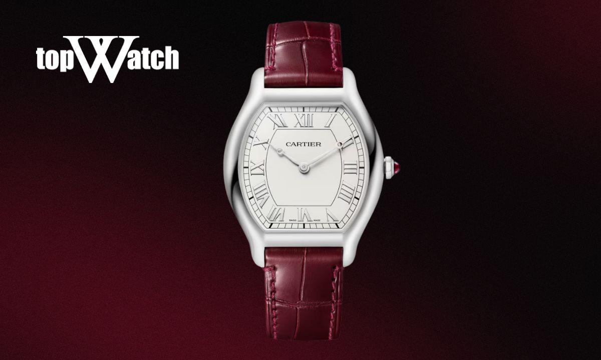 Top 9 mẫu đồng hồ Cartier nam dây da sang trọng, cao cấp Đồng hồ Cartier nam dây da Privé Tortue CRWGTO0008
