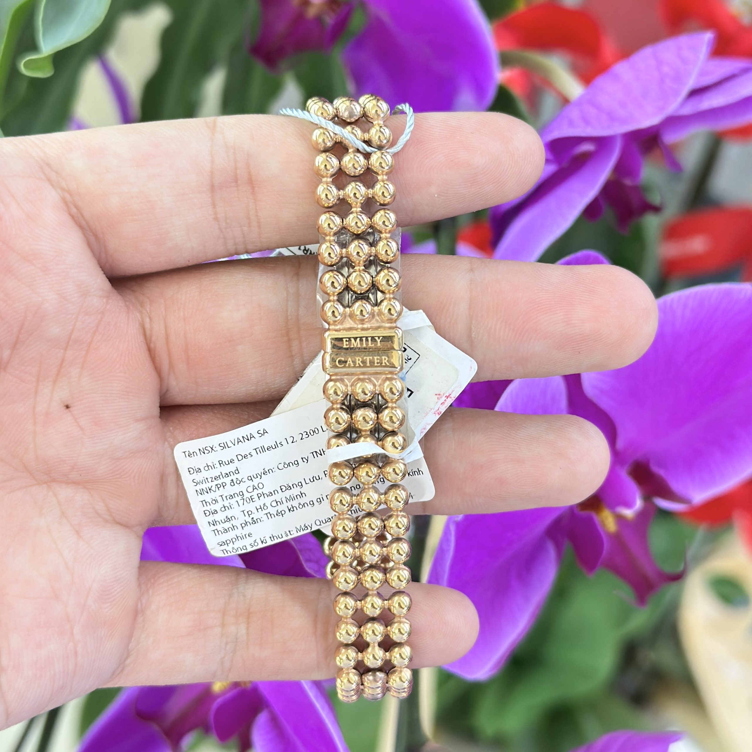 Đồng hồ Emily Carter Nữ ECO38QRR14R Dây kim loại 24mm Đồng hồ Emily Carter Nữ ECO38QRR14R Dây kim loại 24mm - Ảnh 3