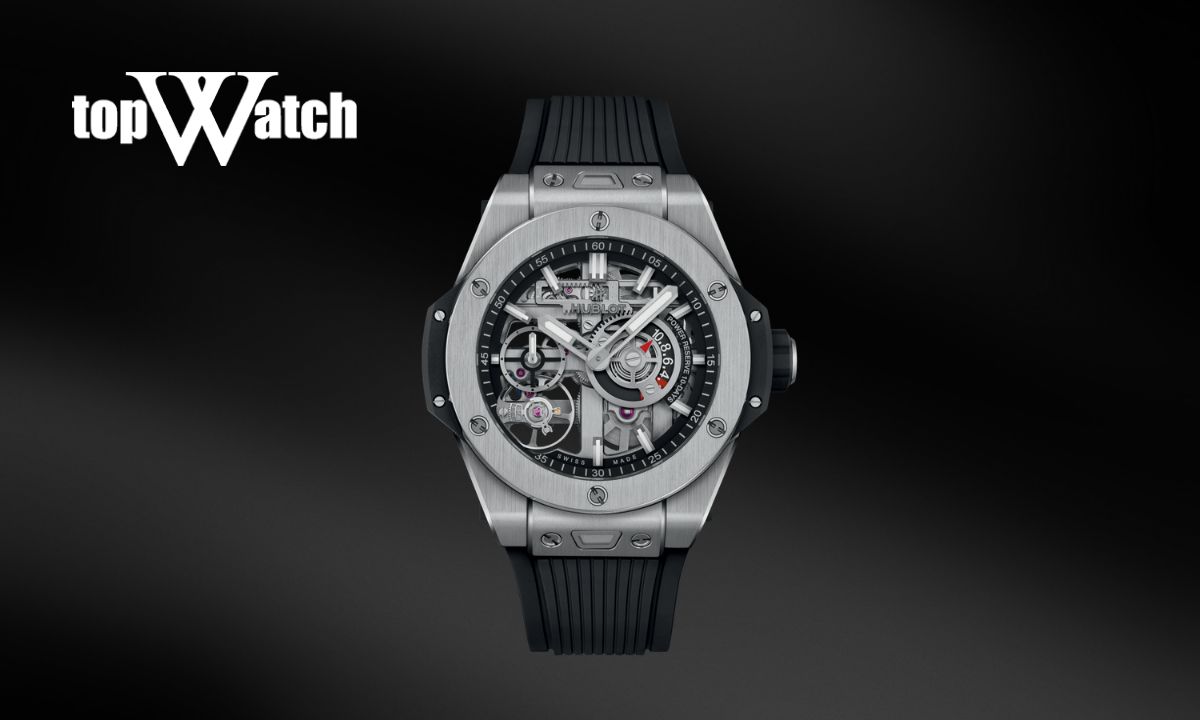 Top 11 mẫu đồng hồ Hublot màu xám đa dạng phong cách và mức giá Đồng hồ Hublot Big Bang MECA-10 Titanium 42mm 444.NX.1170.RX