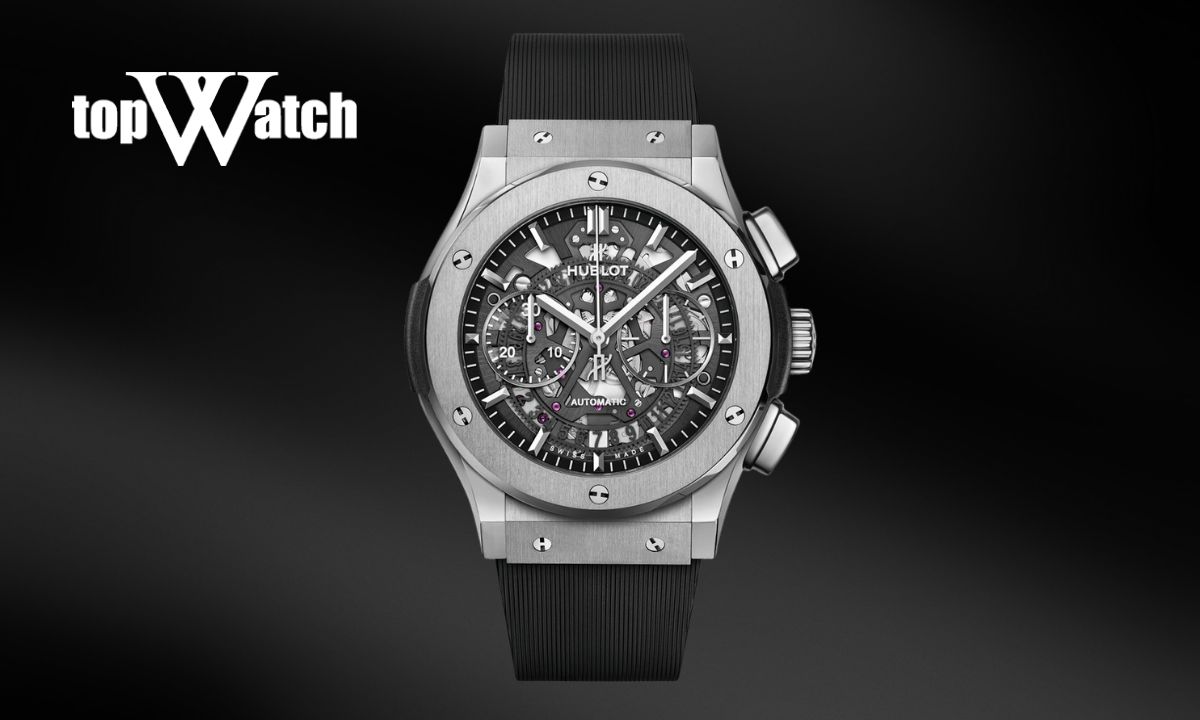 Top 11 mẫu đồng hồ Hublot màu xám đa dạng phong cách và mức giá Đồng hồ Hublot Classic Fusion Aerofusion Chronograph Titanium 45mm 525.NX.0170.RX