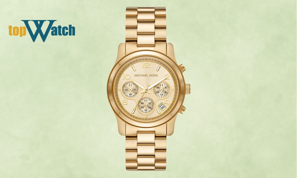 Đồng hồ Michael Kors của nước nào? Nguồn gốc thương hiệu MK Đồng hồ Michael Kors MK7323 Runway Gold-Tone