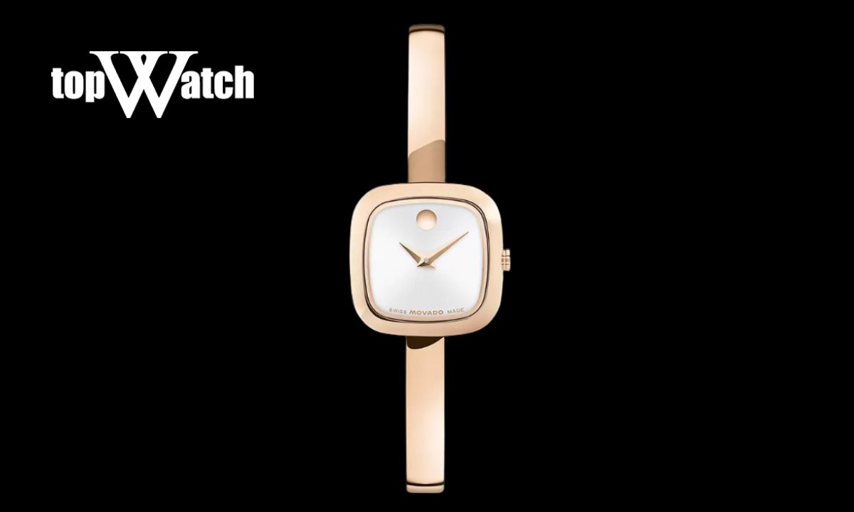 Đồng Hồ Movado Mặt Chữ Nhật Nữ Museum Classic Bangle 0608059