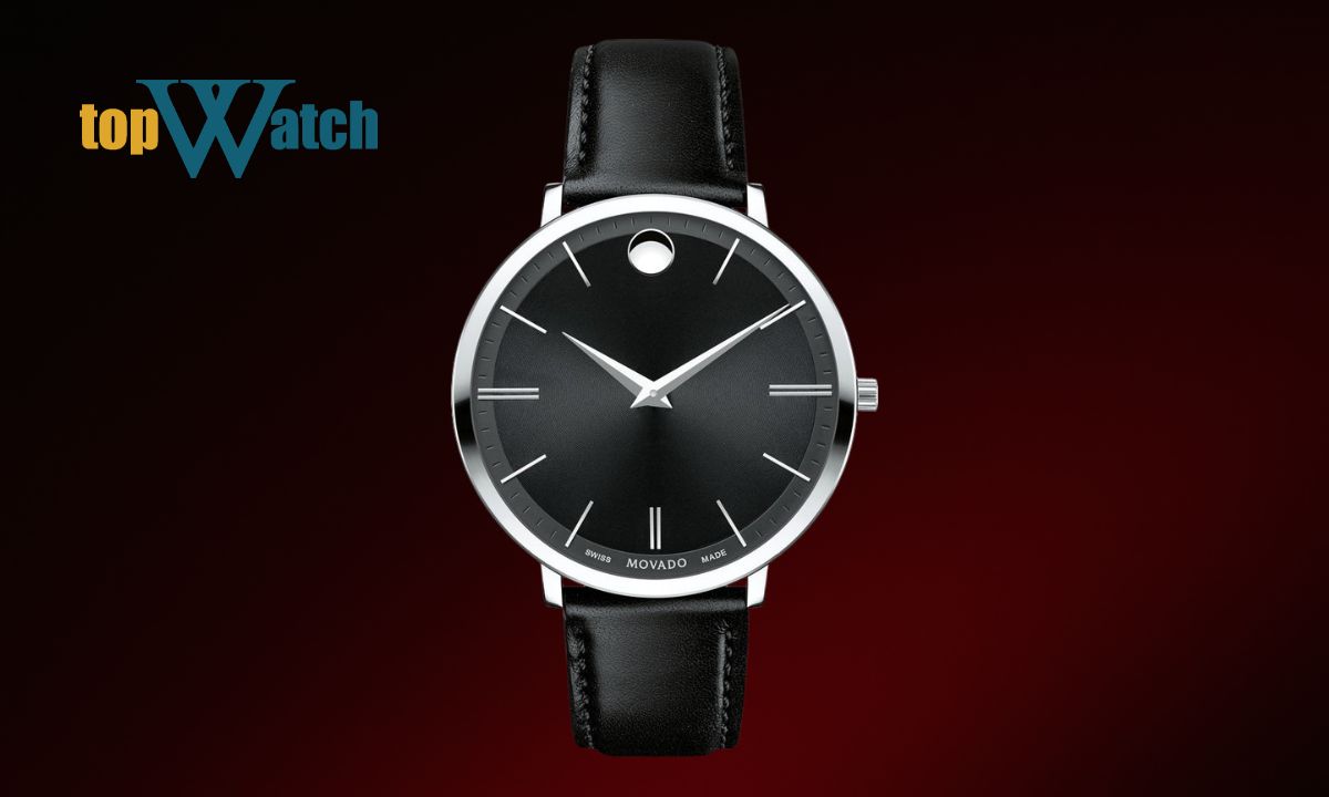 Đồng hồ Movado Ultra Slim Black Dial 0607090