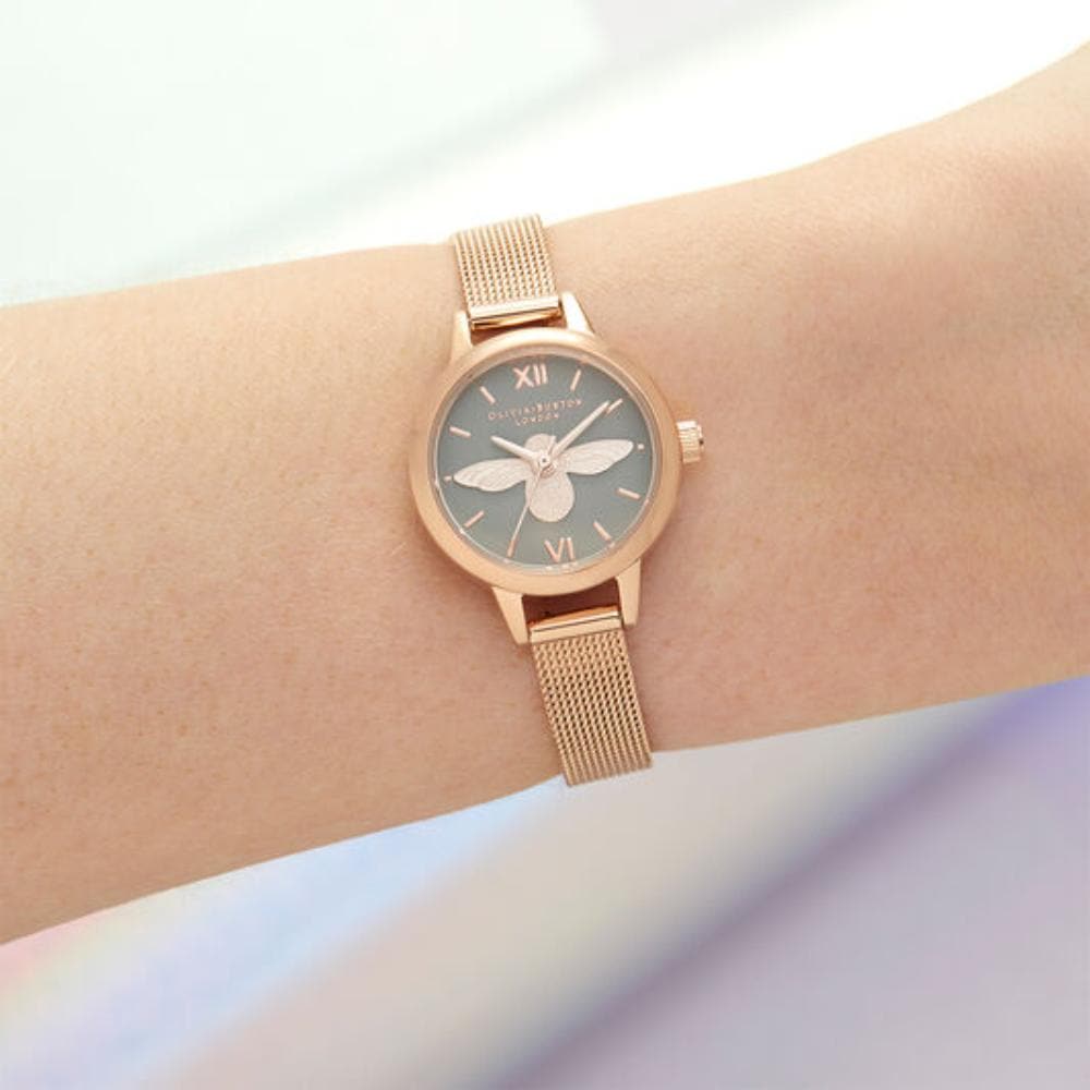 Đồng hồ Olivia Burton Nữ OB16MC54 Dây Mesh 23mm Đồng hồ Olivia Burton Nữ OB16MC54 Dây Mesh 23mm - Ảnh 4
