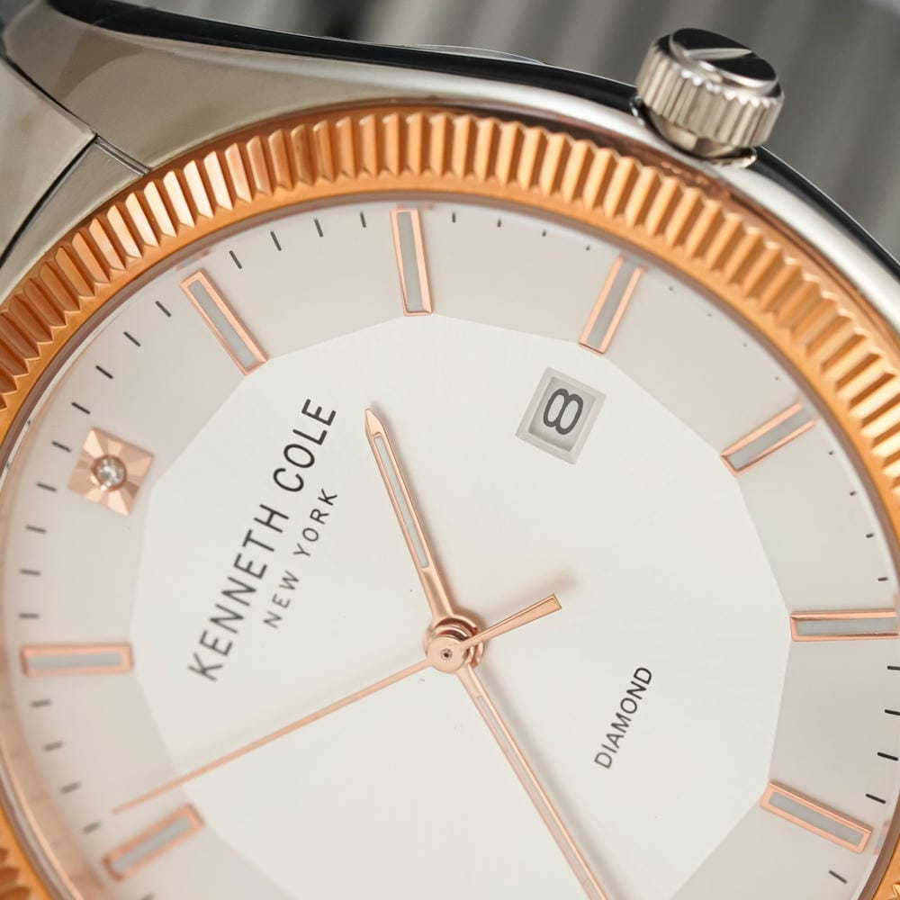 Đồng hồ Kenneth Cole Nam KC51022007 Dây Thép Không Gỉ 41mm Đồng hồ Kenneth Cole Nam KC51022007 Dây Thép Không Gỉ 41mm - Ảnh 2