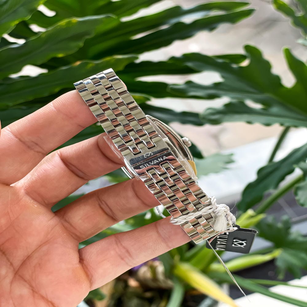 Đồng hồ Silvana Nữ ST28QSS31S Dây Thép Không Gỉ 39x28mm Đồng hồ Silvana Nữ ST28QSS31S Dây Thép Không Gỉ 39x28mm - Ảnh 4