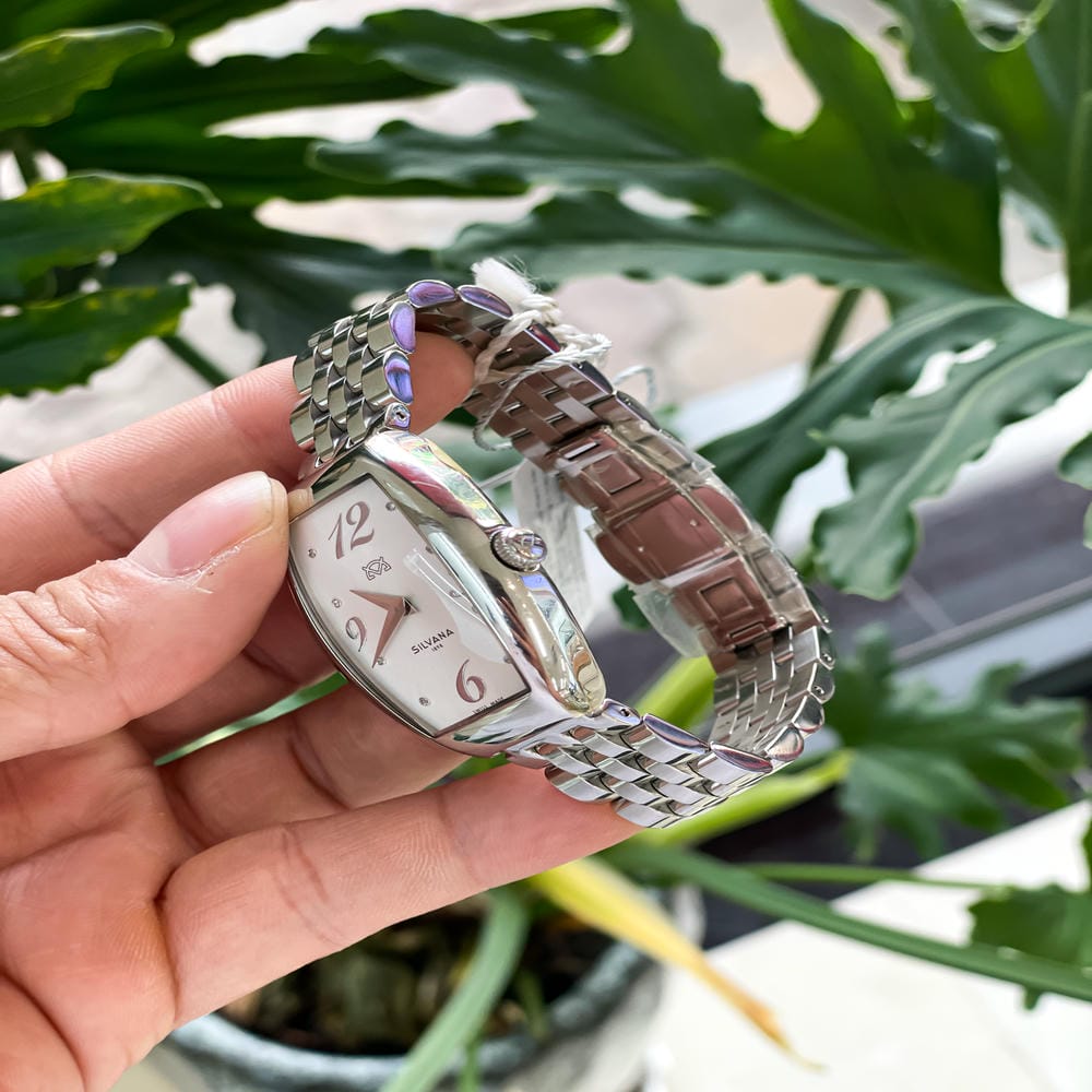 Đồng hồ Silvana Nữ ST28QSS31S Dây Thép Không Gỉ 39x28mm Đồng hồ Silvana Nữ ST28QSS31S Dây Thép Không Gỉ 39x28mm - Ảnh 2