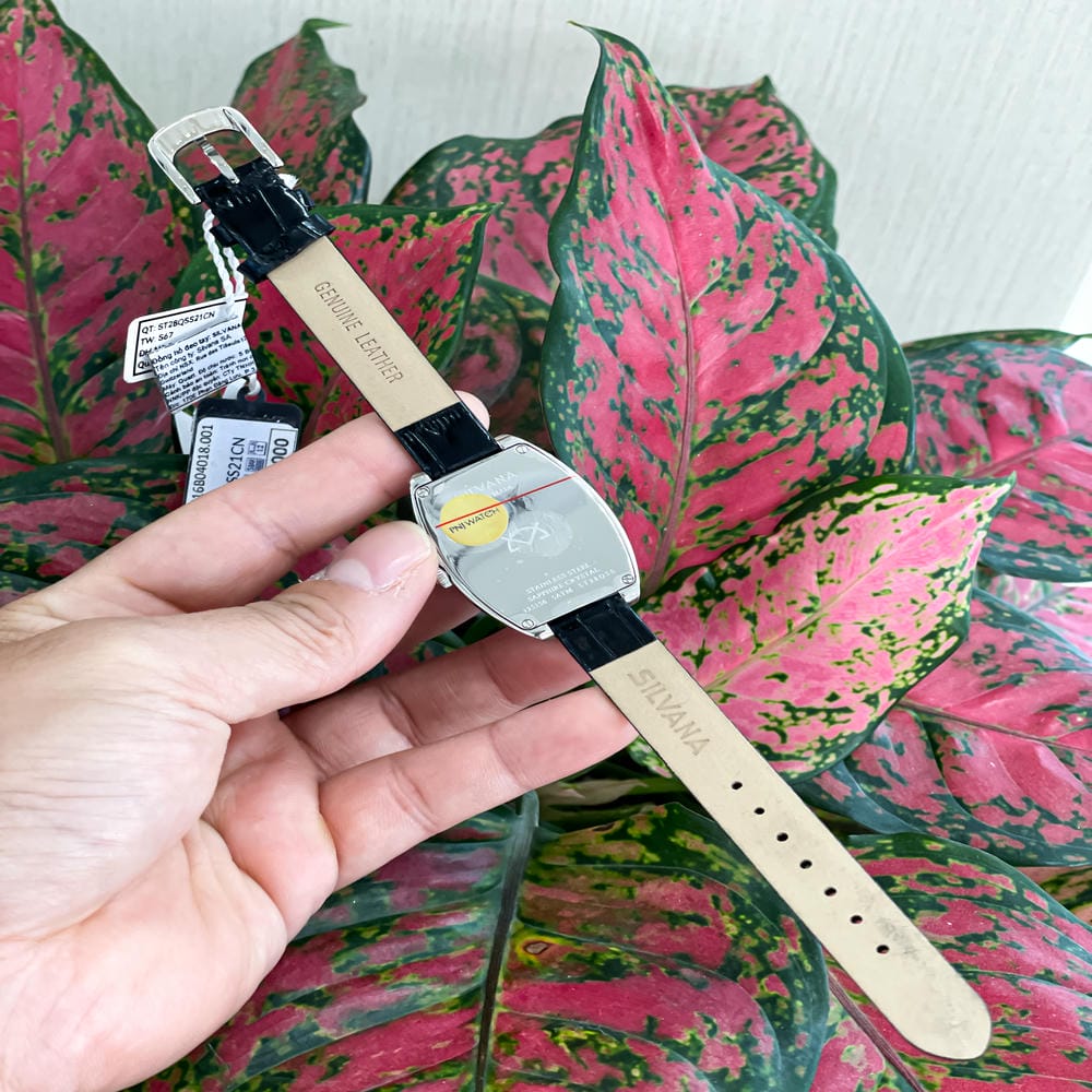 Đồng hồ Silvana Nữ ST28QSS21CN Dây Da 39x28mm Đồng hồ Silvana Nữ ST28QSS21CN Dây Da 39x28mm - Ảnh 3