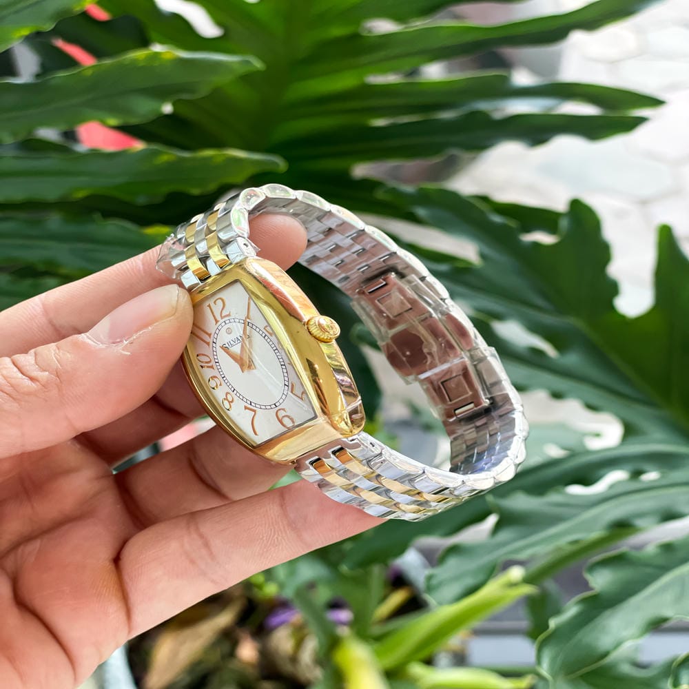 Đồng hồ Silvana Nữ ST28QYY2JB Dây Thép Không Gỉ 39x28mm Đồng hồ Silvana Nữ ST28QYY2JB Dây Thép Không Gỉ 39x28mm - Ảnh 2