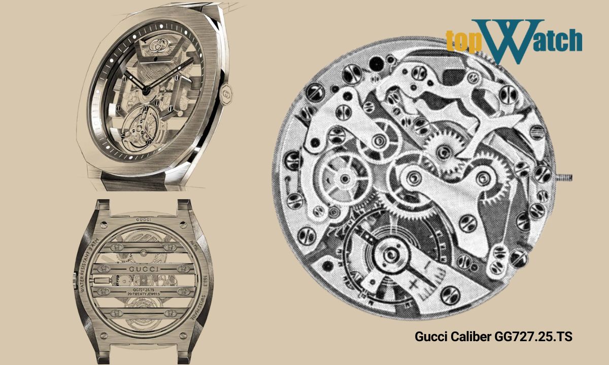 Bộ máy Gucci Caliber GG727.25.TS