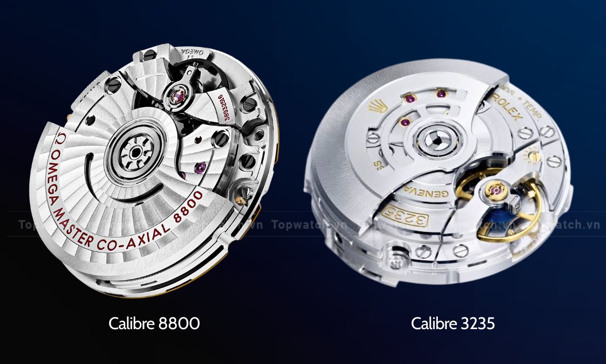 Hai bộ máy tiên tiến và tiêu biểu nhất của Omega và Rolex