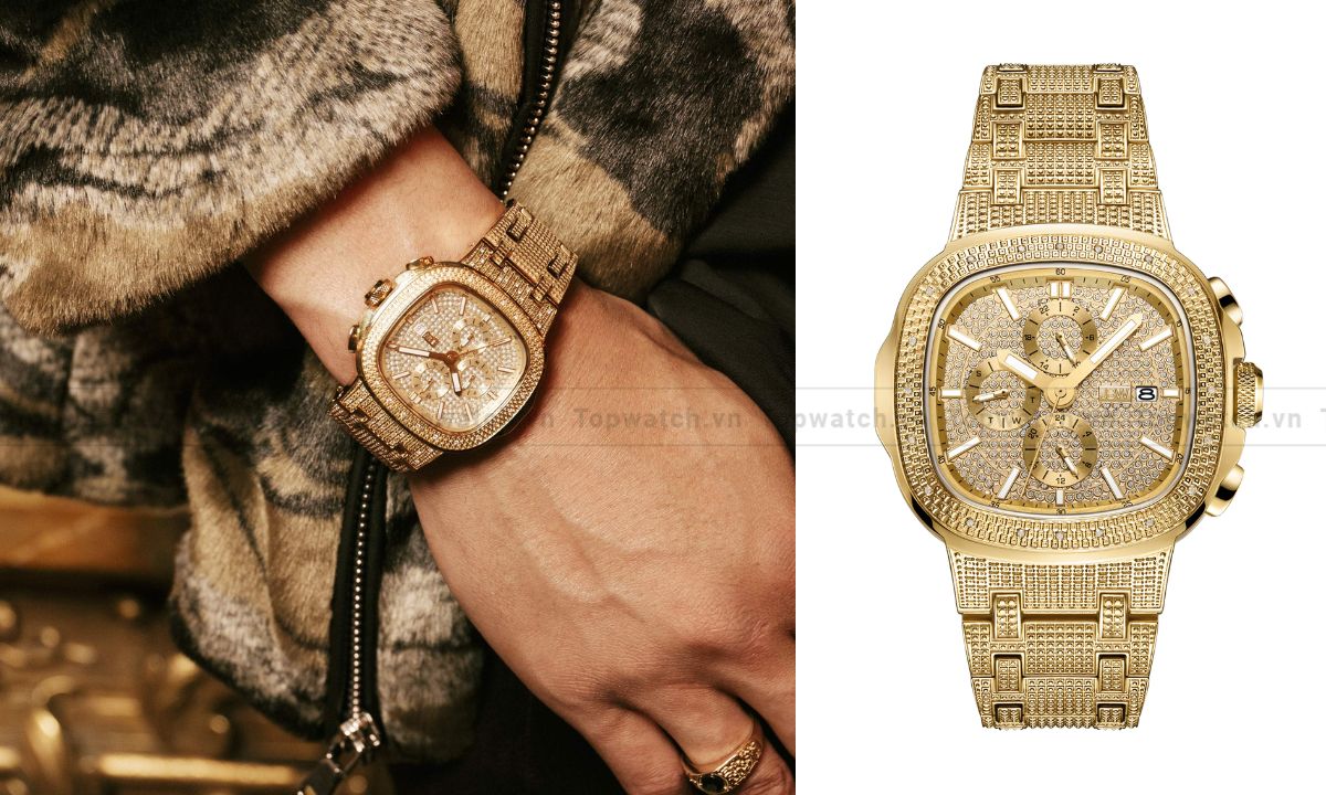 Đồng hồ JBW Heist J6380 được mạ vàng 18k