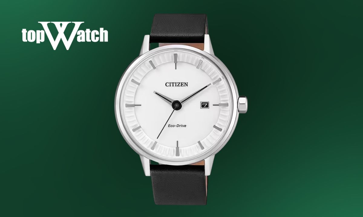 Đồng hồ Citizen BM7370-11A Eco-Drive dây da đen