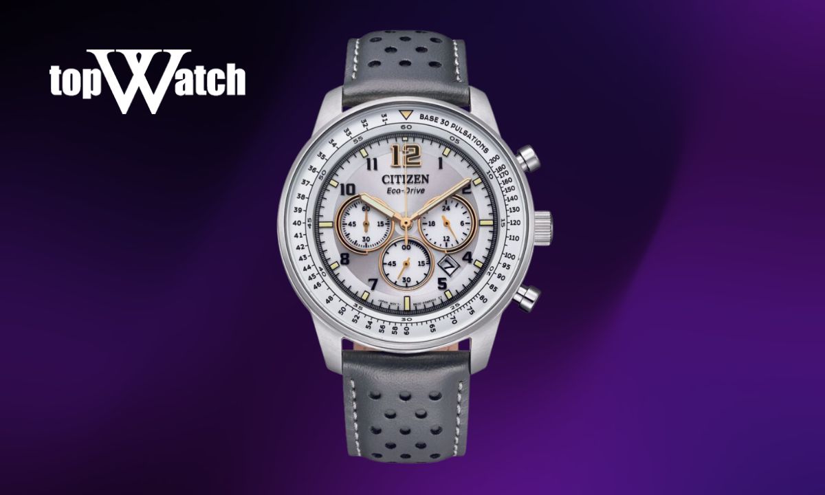 Đồng hồ Citizen nam dây da CA4500-24H chronograph