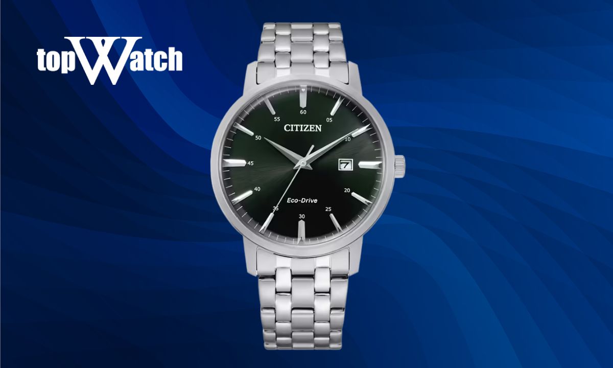 Top 11 đồng hồ Citizen Eco-Drive nam cao cấp, thiết kế ấn tượng Đồng hồ Citizen nam Eco-Drive BM7460-88E mặt số xanh đen