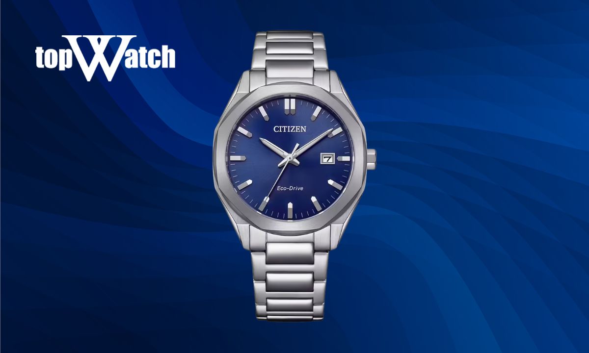 Top 11 đồng hồ Citizen Eco-Drive nam cao cấp, thiết kế ấn tượng Đồng hồ Citizen nam Eco-Drive BM7620-83L mặt số xanh dương