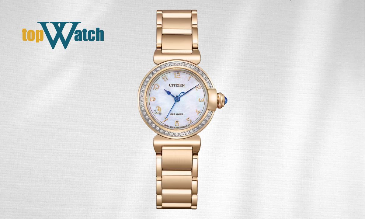 Đồng hồ Citizen nữ Eco-Drive L EM1123-89D đính kim cương