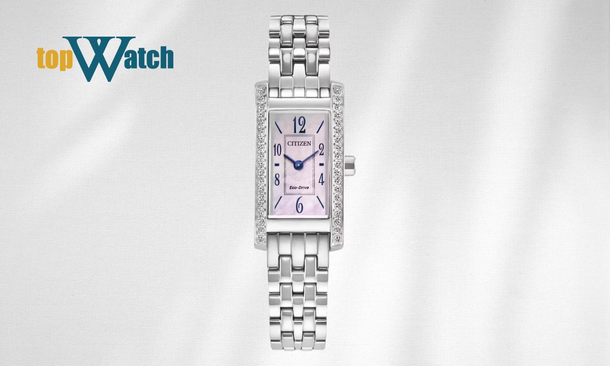 Đồng hồ Citizen nữ Eco-Drive mặt số hồng L EG7110-54Y