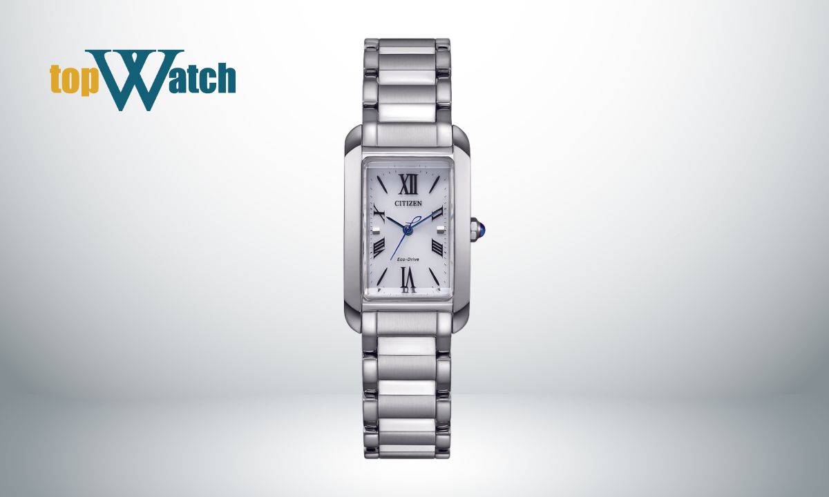 Đồng hồ Citizen nữ L EW5620-55A mặt chữ nhật