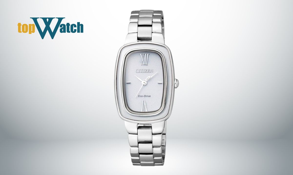 Đồng hồ nữ mặt vuông Citizen EM0005-56A