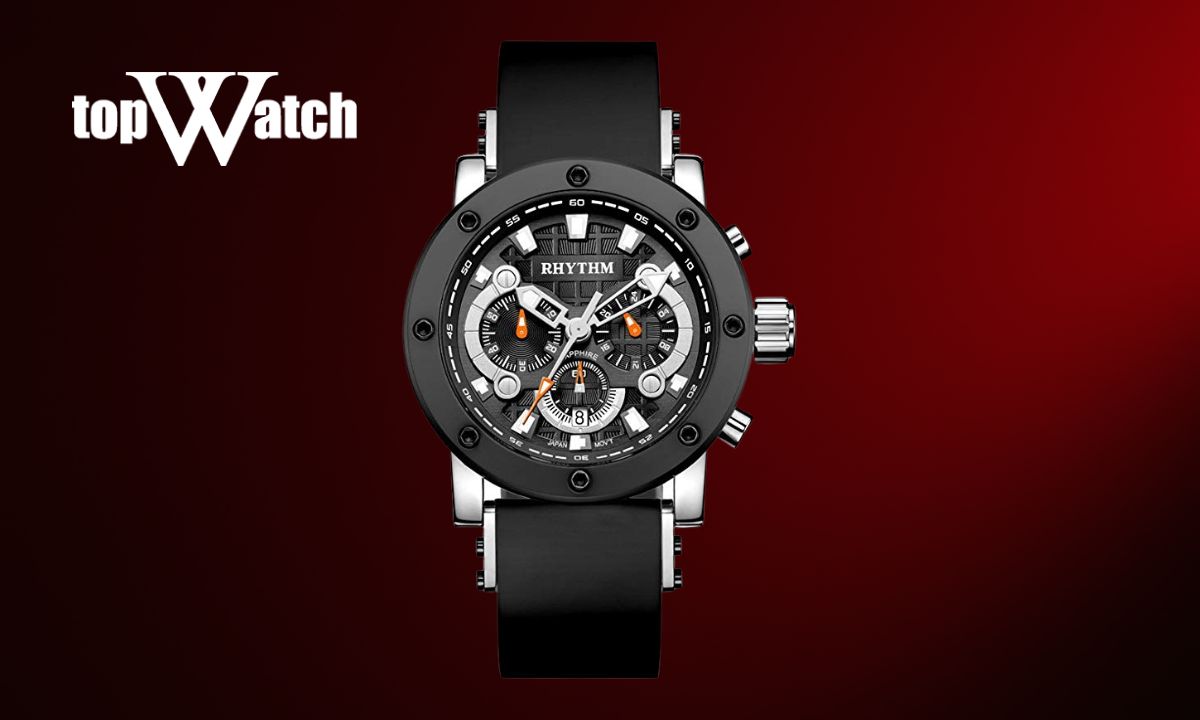 Đồng hồ Rhythm của nước nào? Chất lượng tốt không? Đồng hồ RHYTHM Men's Quartz Black I1203R05