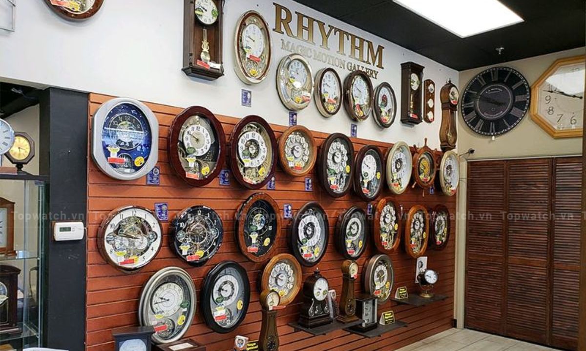 Đồng hồ Rhythm của nước nào? Chất lượng tốt không? Các mẫu đồng hồ treo tường Rhythm cũng được nhiều người ưa chuộng