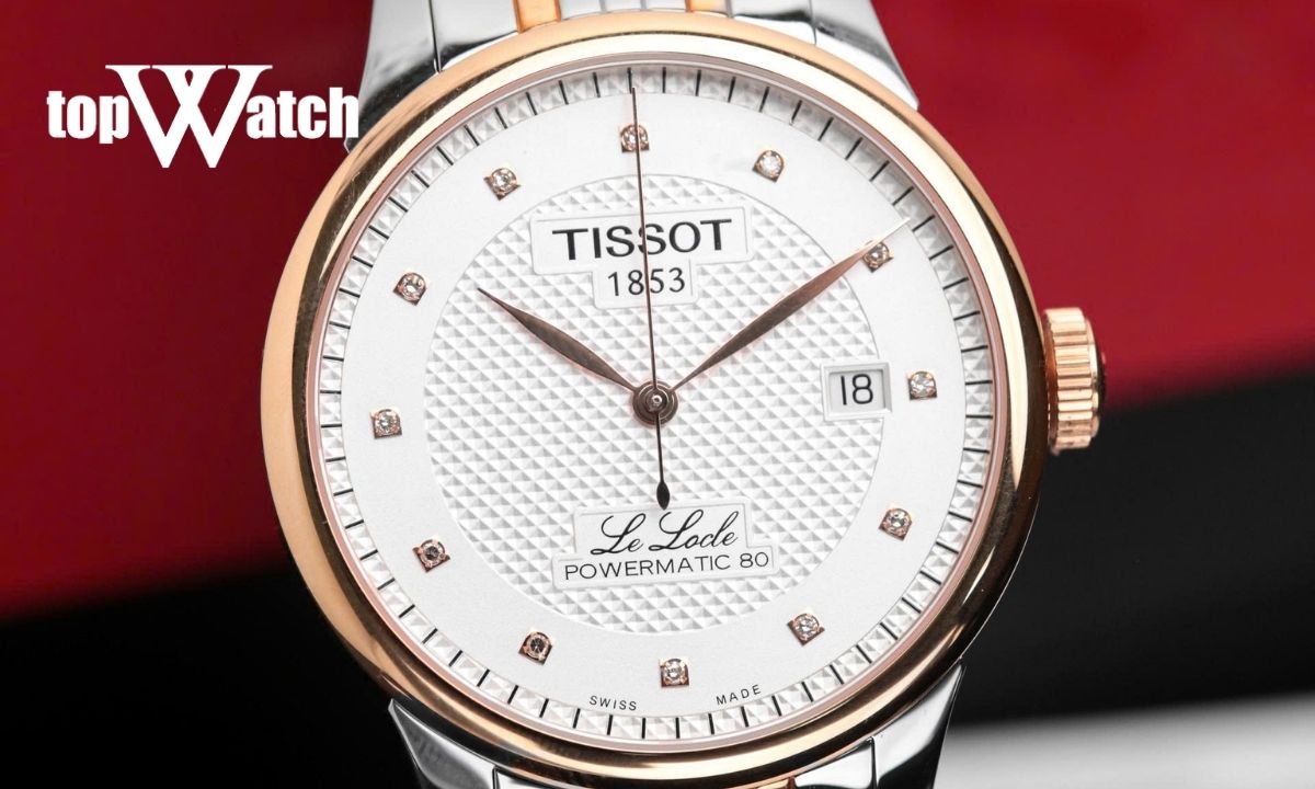 Mặt số đồng hồ Tissot chính hãng được chế tác tinh xảo