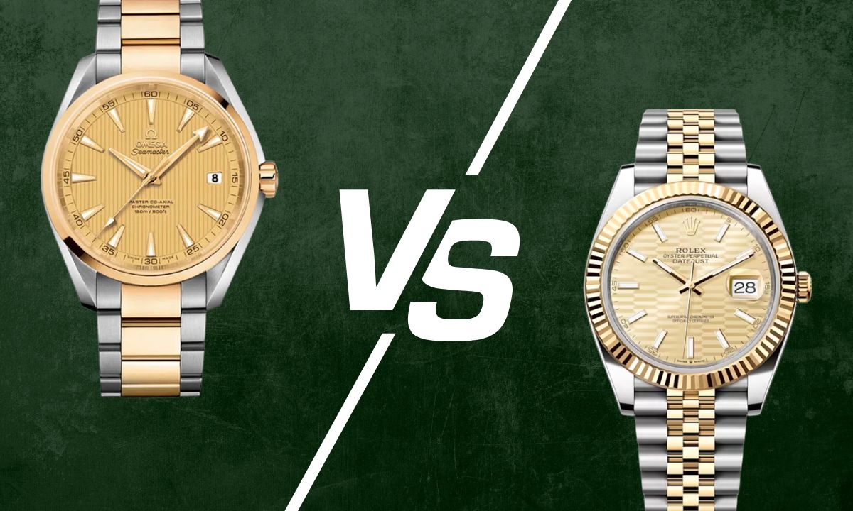 Omega Seamaster Aqua Terra 231.20.42.21.08.001 và Rolex Datejust 126333-0022