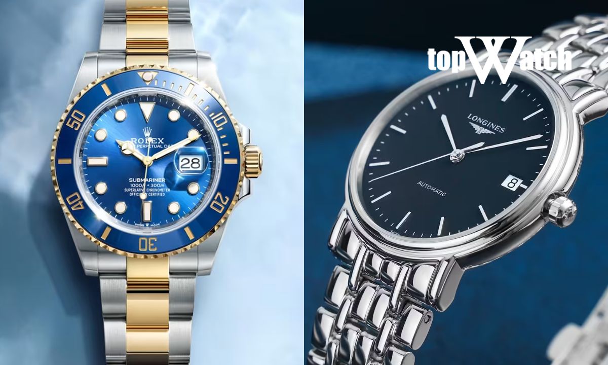 Độ hoàn thiện đồng hồ Rolex và Longines