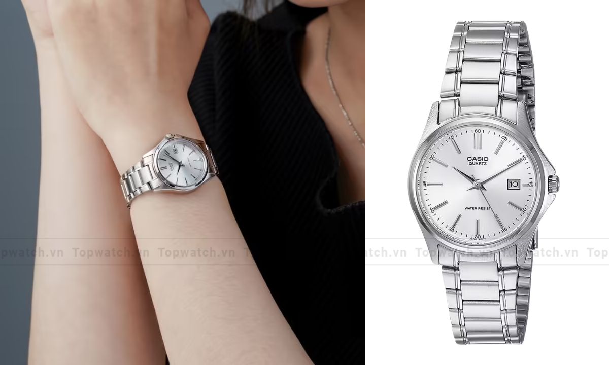 Đồng hồ Casio LTP-1183A-7ADF màu bạc