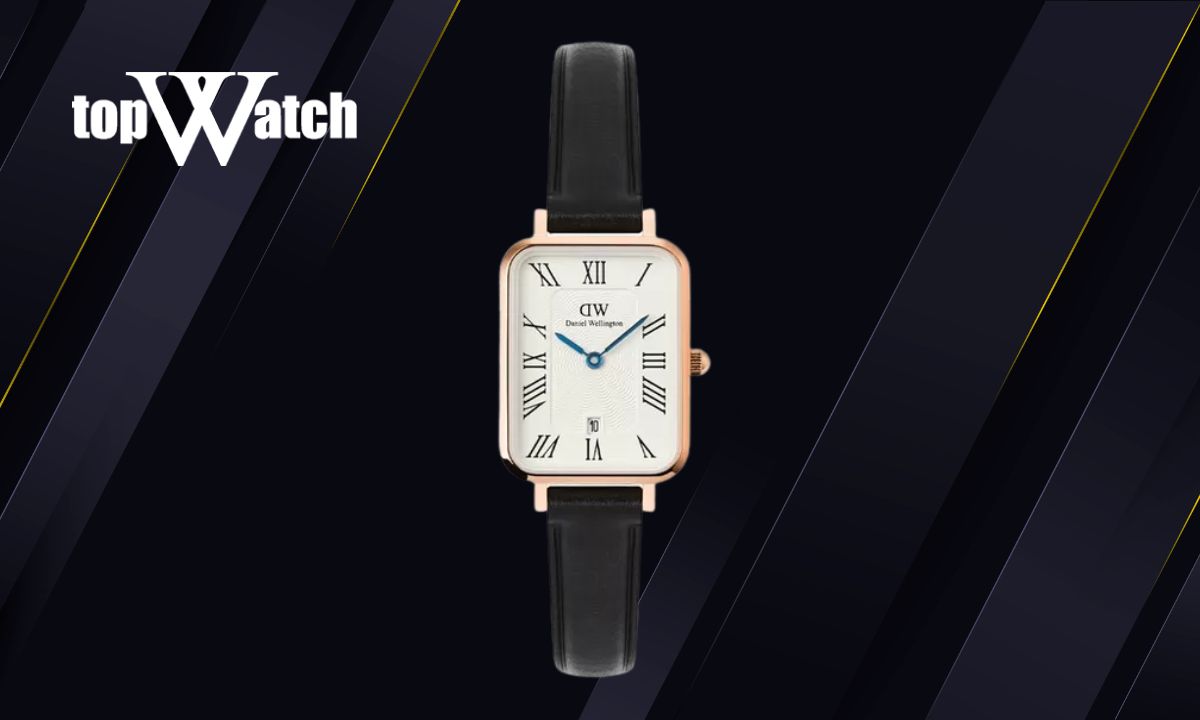 Khám phá 8 mẫu đồng hồ Daniel Wellington nữ dây da thanh lịch Đồng hồ Daniel Wellington Quadro DW00100862 mặt số trắng
