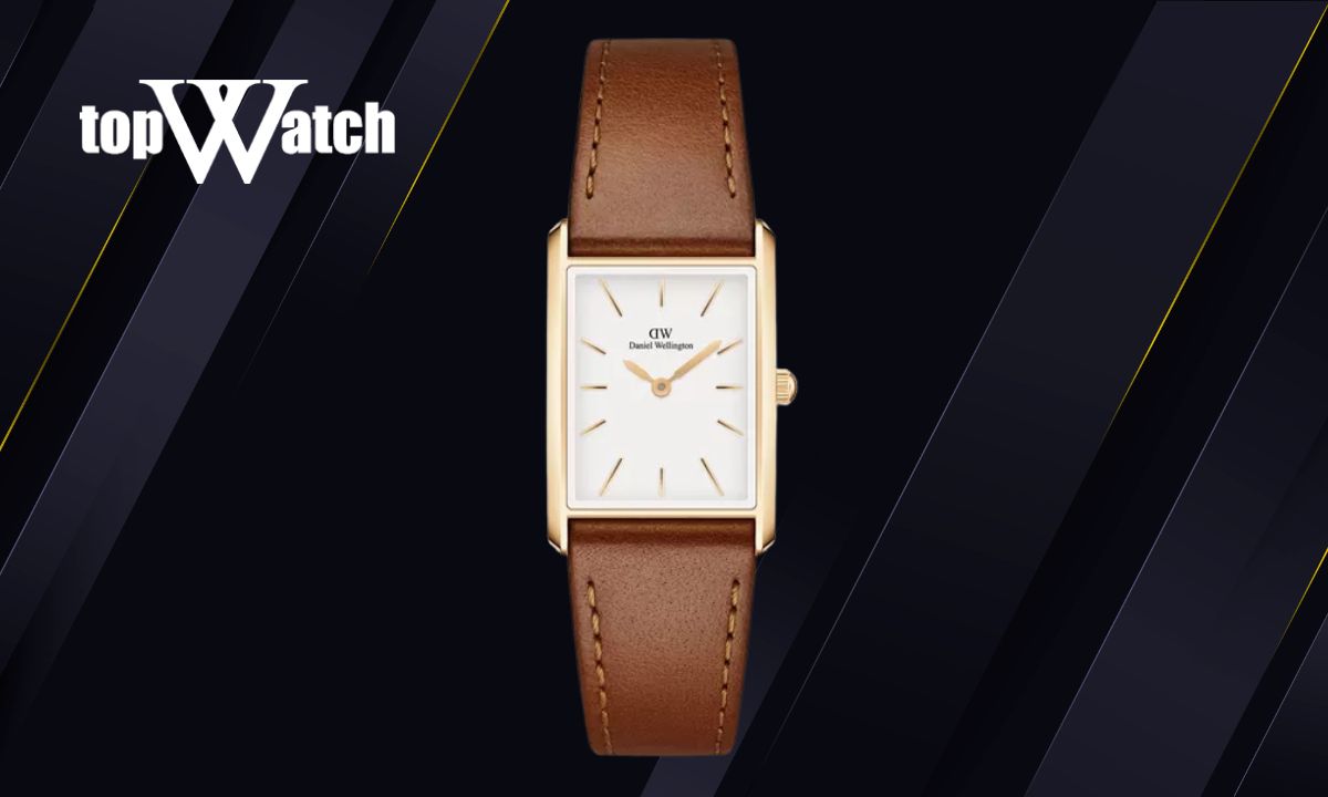 Khám phá 8 mẫu đồng hồ Daniel Wellington nữ dây da thanh lịch Đồng hồ DW Bound Durham Gold DW00100696 dây da nâu
