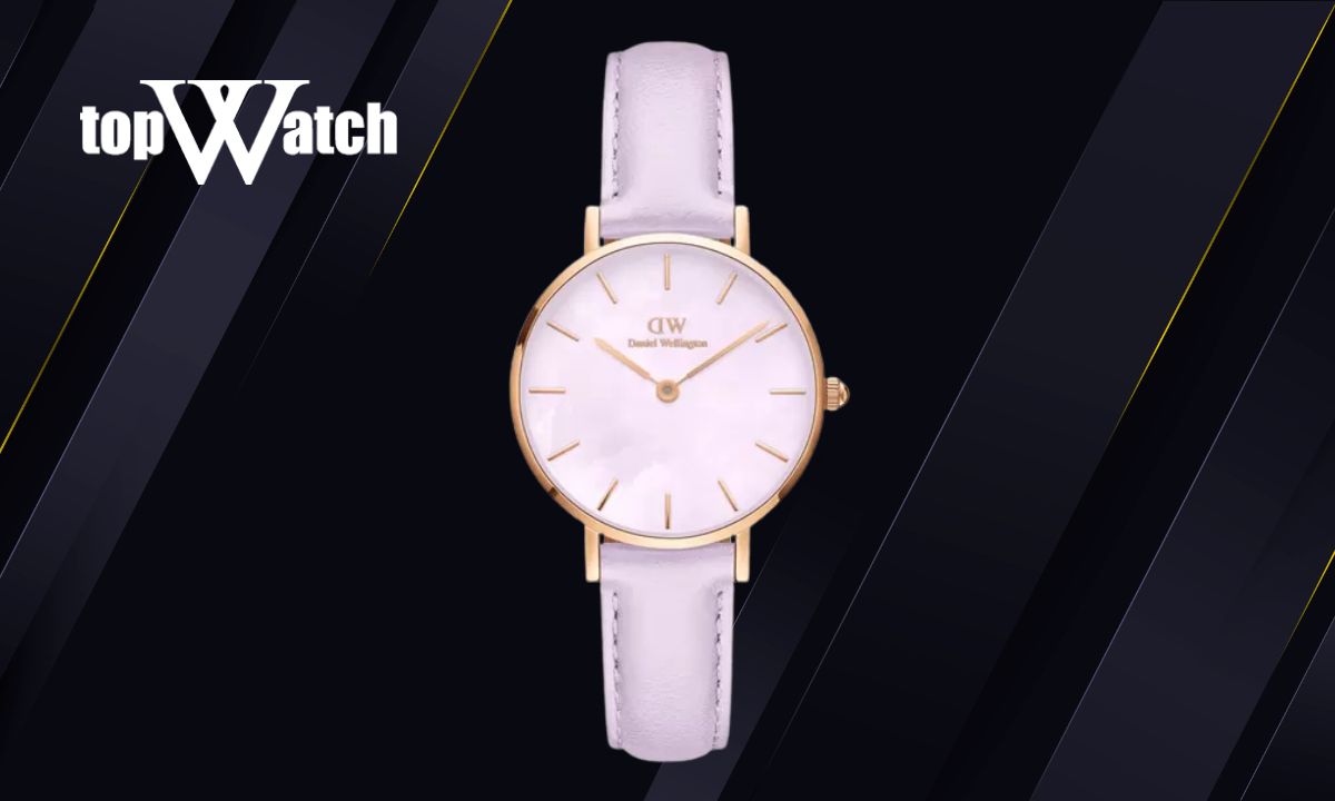 Khám phá 8 mẫu đồng hồ Daniel Wellington nữ dây da thanh lịch Đồng hồ DW Petite Lavender DW00100634 màu tím