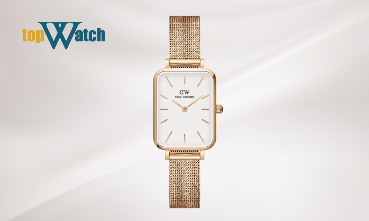 Đồng hồ Daniel Wellington Quadro Mini Arch 3 link White Sunray Bạc DW00100844